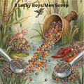 3 Lucky Boy/Men Scoop + 2 Bonus Item