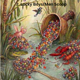 2 Lucky Boy/Men Scoop + 1 Bonus Item